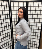 Striped Boxy Button Down Collared Top