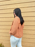 Ruffle Trim Detail Blouse