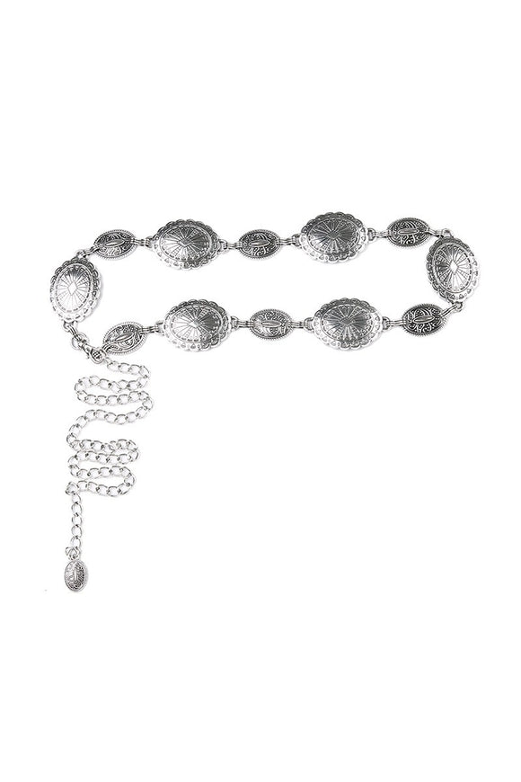 ENGRAVED BELT WAIST CHAIN