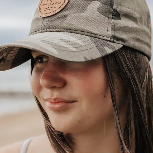 Lakegirl Washed Camo Trucker Hat