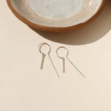 Token Raya Keyhole Threader Earrings- Nonreturnable