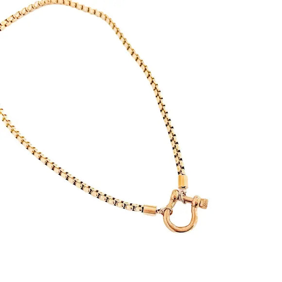 Lucky Me Horseshoe Toggle Necklace