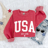 USA EST 1776 Graphic Sweatshirt