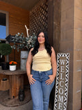 Ribbed Sleeveless Top