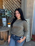 3/4 Sleeve Scuba Altheisure Top