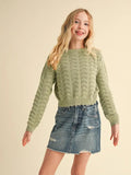 Kids Crew Neck Long Sleeve Sweater