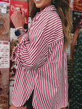 Striped Oversized Long Sleeve