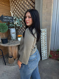 3/4 Sleeve Scuba Altheisure Top