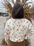Floral Crewneck Sweater