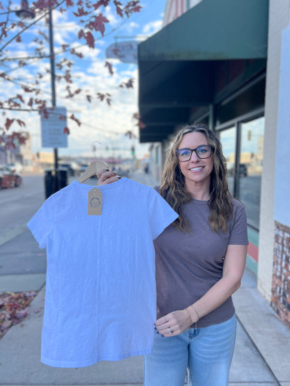 Basic Garment Dyed Short Sleeve