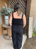 Sleeveless Wide Leg Jumpsuit