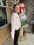Kids Crochet Flower Cardigan