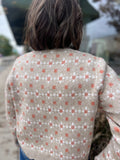 Floral Pattern Button Cardigan