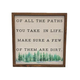 10x10 Wooden Frame Decor
