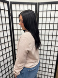 Striped Boxy Button Down Collared Top