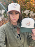 Embroidered Mesh Trucker Hat