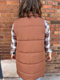 Long Puffy Vest