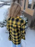 Kids Long Button Up Flannel