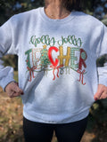 Holly Jolly Embroidered Crewneck
