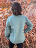 Deer Wilderness Embroidered Crewneck