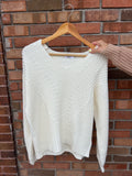 V Neck Chunky Knit Sweater