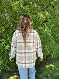 Plaid Button Flannel Shacket