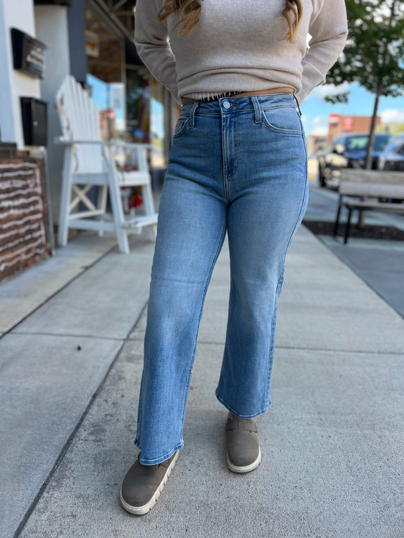 Just Black Denim High Rise Wide Leg Jean