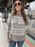 Snowflake Crewneck Sweater