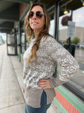 Snowflake Crewneck Sweater