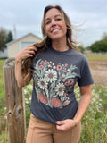 Boho Floral Graphic Tee