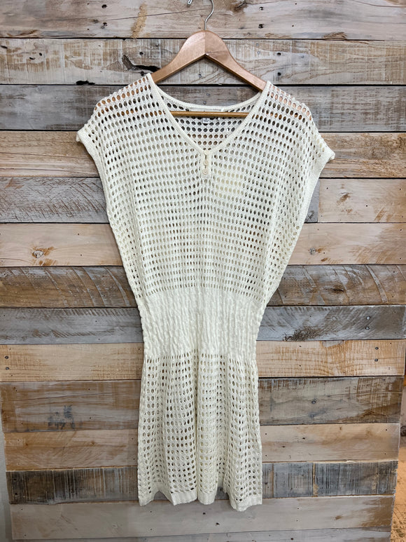 Sleeveless Knit Cover Up Dress
