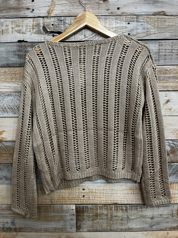 Combination Knit Sweater