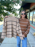 Loose Fit Striped Sweater
