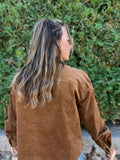 Corduroy Cropped Shacket