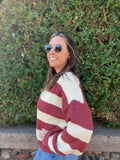 Striped Loose Fit Sweater