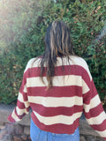 Striped Loose Fit Sweater
