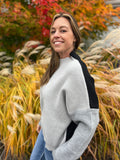 Colorblock Oversized Sweater