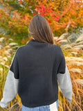 Colorblock Oversized Sweater