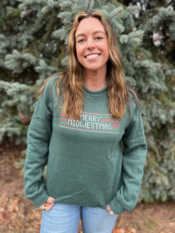 Merry Midwestmas Crew Neck Final Sale - No Returns