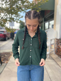 Cropped Soft Button Up