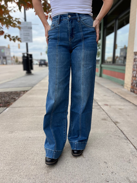 Vervet (Lovervet) High Rise Wide Trouser