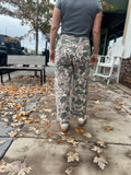 Camo Wide Leg Utility Jeans