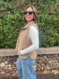 Corduroy Puffer Vest