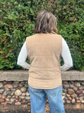Corduroy Puffer Vest