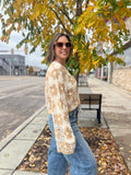Floral Crocheted Knit Top
