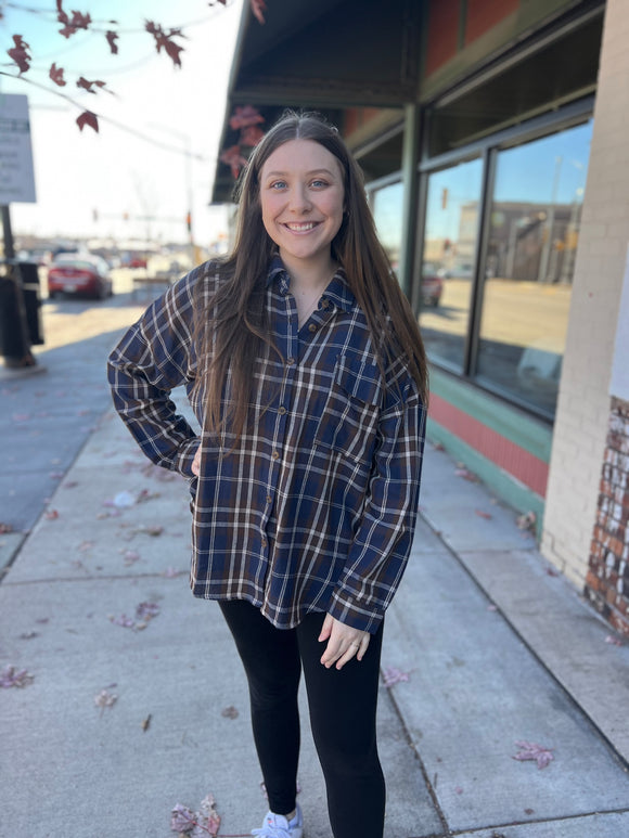 Plaid Button Down Long Sleeve