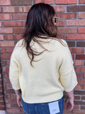 Crew Neck Short Sleeve Sweater