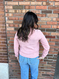 3/4 Rouched Sleeve Blazer