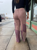 Mineral Washed Patchwork Pants