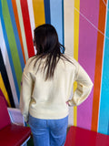 Puff Heart Long Sleeve Crewneck